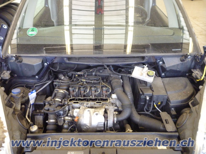 Injektoren rausnehmen aus Citroen C4 Picasso mit
                2.0 HDi 16V Motoren